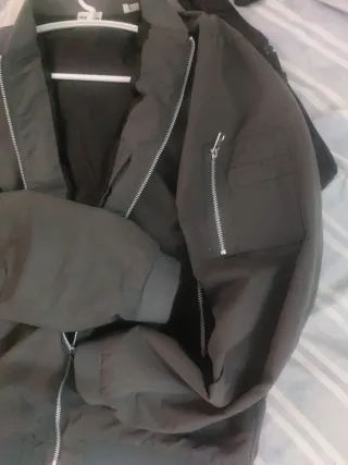 Cazadora bomber gris marengo