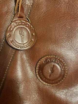 Maletín de piel Cardón marrón sin estrenar