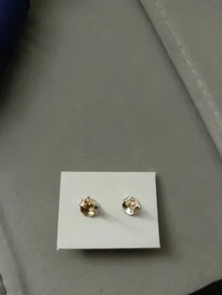 Pendientes Plata de Ley Oso Rosa