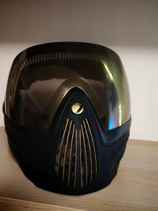 Gafas Airsoft Tácticas Visor Dorado