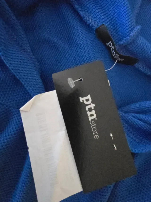 Casaco com capuz Ptn Store azul