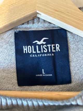Sudadera Hollister gris manga larga