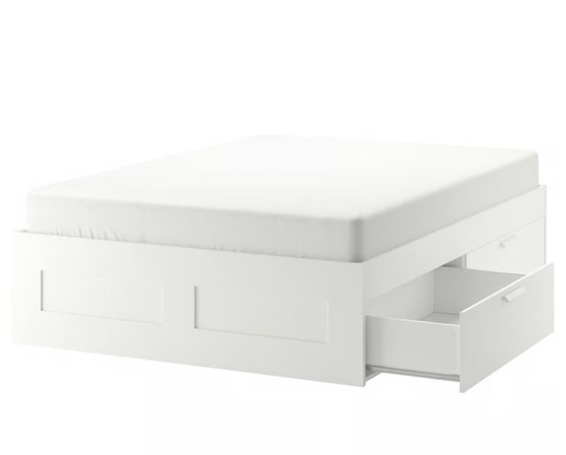 Cama Ikea Brimnes con sommier