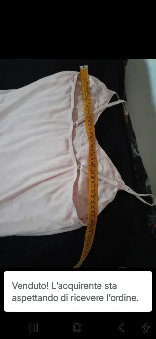 Baby doll rosa taglia S