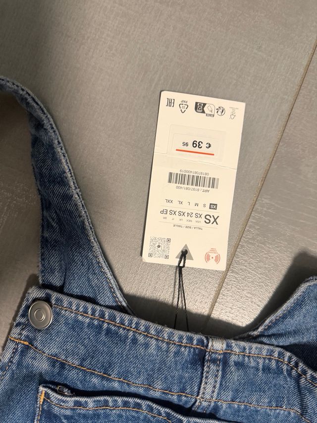 Mono Vaquero Peto Zara