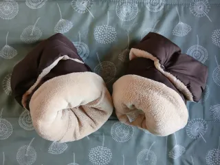 Guantes para cochecito bbest marrones