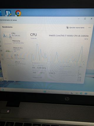 Ordenador portátil HP i7 SEXTA GENERACIÓN,  16RAM 