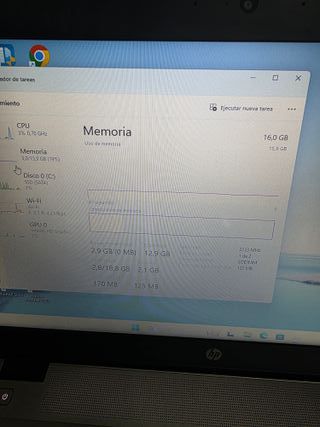 Ordenador portátil HP i7 SEXTA GENERACIÓN,  16RAM 