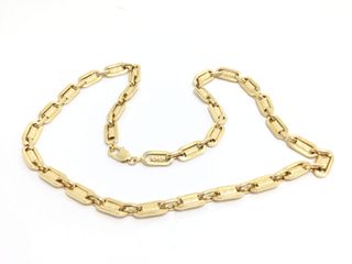 E574579-30 Cadena Oro 18K Con Circonita 32Cm