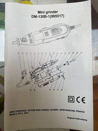 Micromotor Dexter con accesorios