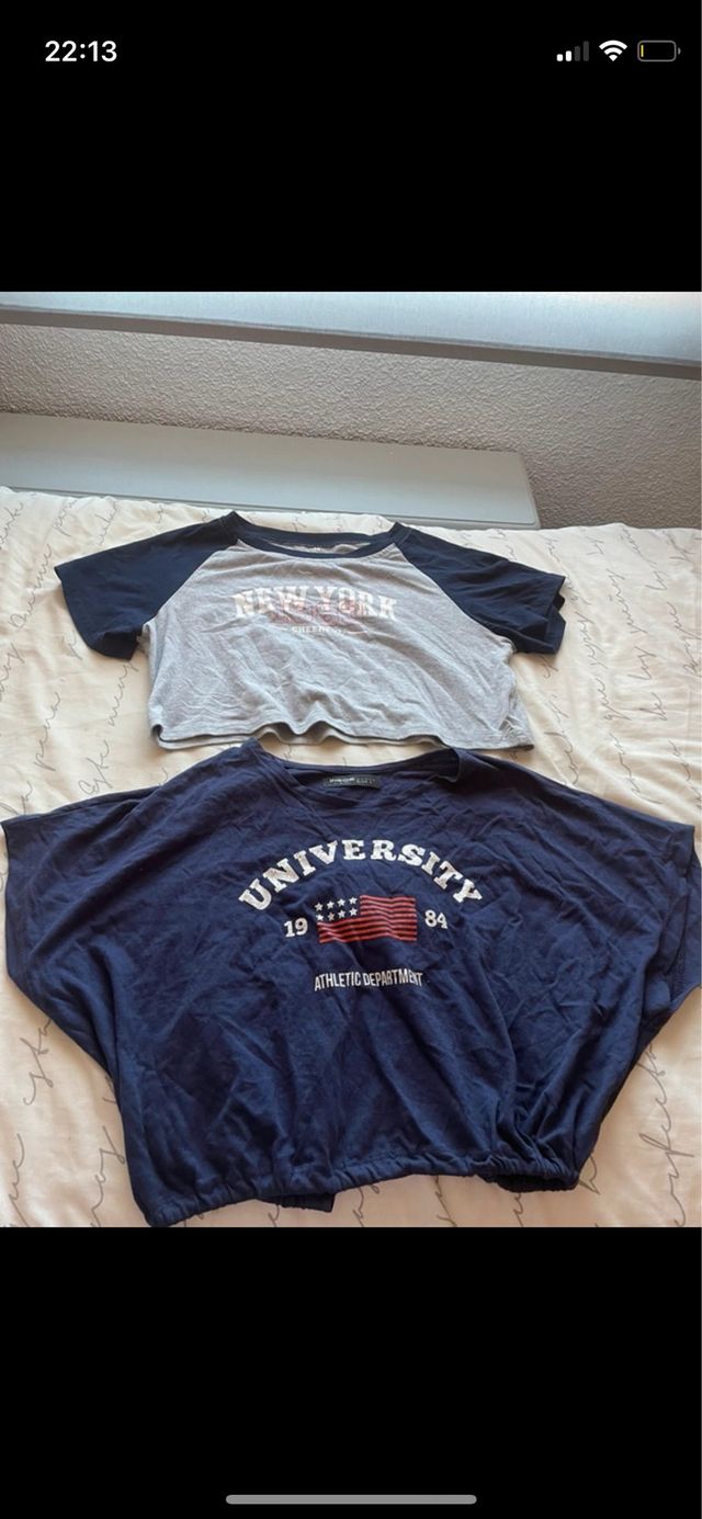 Lote 2 camisetas estampadas