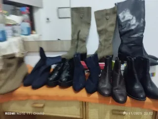 Lote de botines y botas