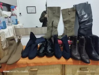 Lote de botines y botas