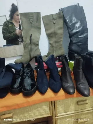 Lote de botines y botas