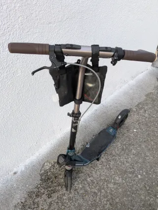 Patinete Oxelo plegable azul oscuro