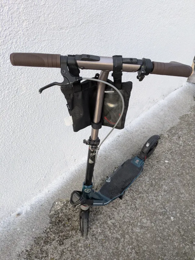 Patinete Oxelo plegable azul oscuro