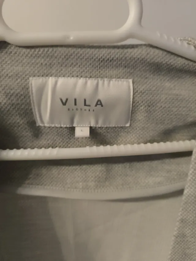 Cárdigan VILA gris perla talla única