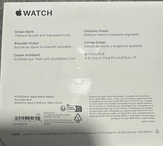 Correa Apple Watch Ocean 49mm Azul Marino