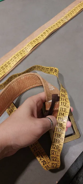 Cinturón Element Cuero Marrón 114cm