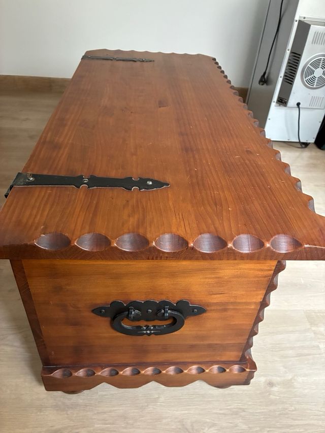 Arcón baúl madera pino