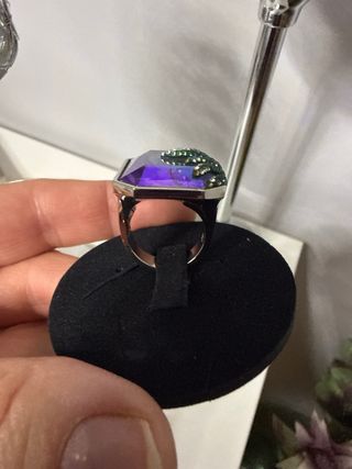 Anillo Swarovski colores precioso y lujoso modelo!