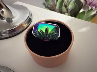 Anillo Swarovski colores precioso y lujoso modelo!