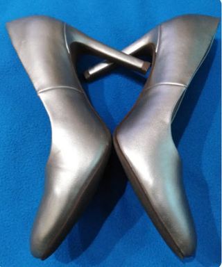 Tacones Graceland Talla 38 Dorados/Plateados