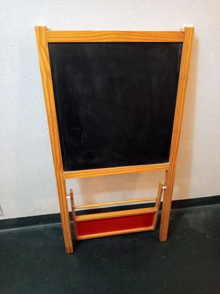 Pizarra doble de madera IKEA