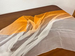 Fular Tessa de Baviera naranja y amarillo