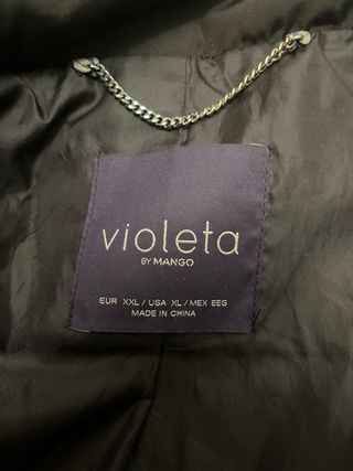 Chaquetón de plumas Violeta