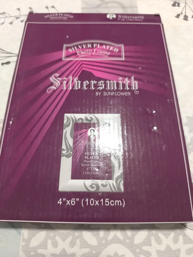 Marco de fotos Silver Plated 4x6