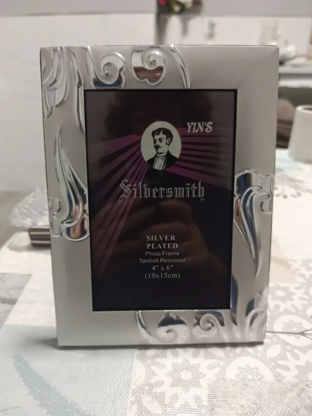 Marco de fotos Silver Plated 4x6