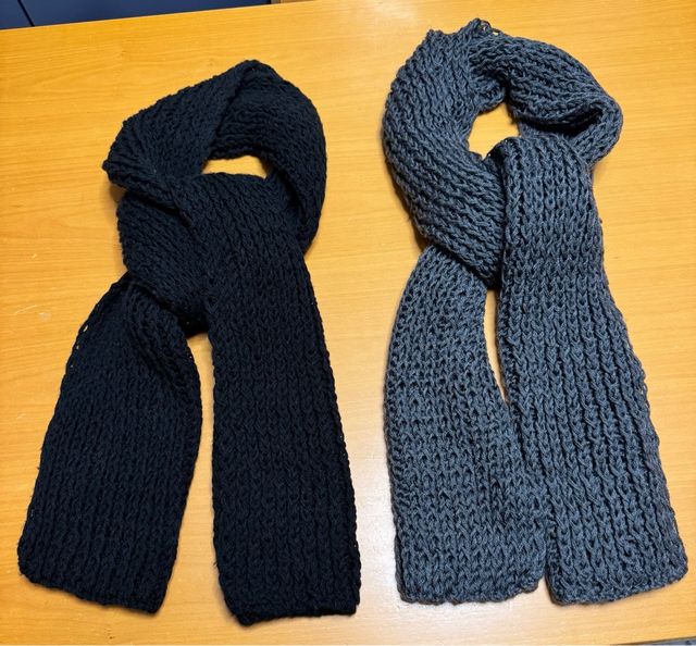 Sciarpe artigianali in pura lana fatte a mano