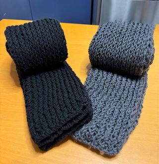 Sciarpe artigianali in pura lana fatte a mano