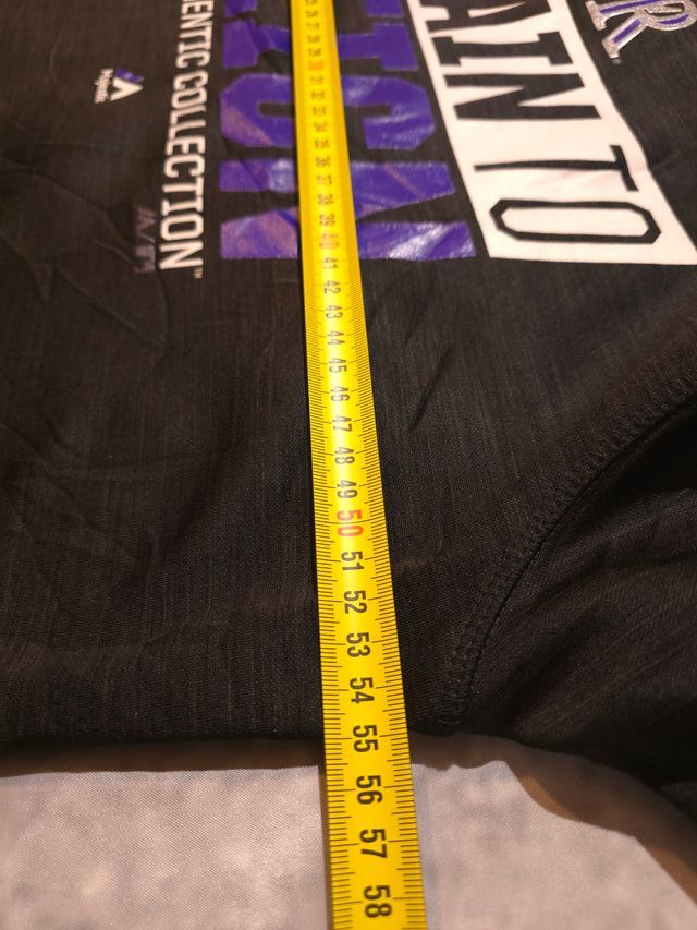 Sudadera Majestic MLB Colorado Rockies Negra M 864