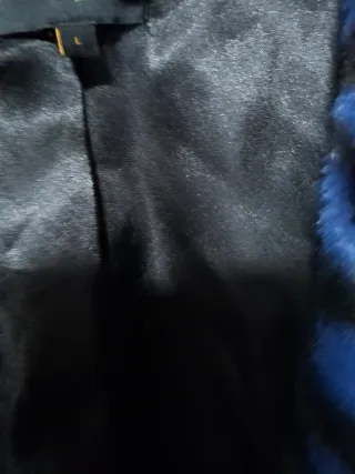 Chaquetón pelo Elogui - Corte Ingles azul y negro