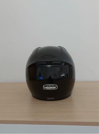 Casco Moto integral Trophy Talla XL Negro NUEVO