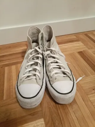 Botas Converse All Star Beige/Blanco