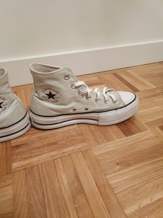 Botas Converse All Star Beige/Blanco