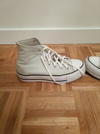 Botas Converse All Star Beige/Blanco