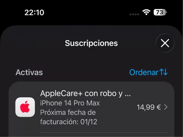 iPhone 14 Pro Max 512GB Morado + AppleCare activo