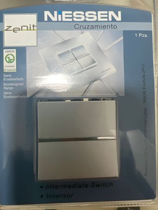 Interruptor NIESSEN Cruzamiento Zenit