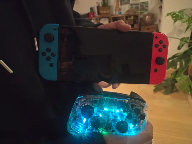 Nintendo Switch OLED con mandos y juego