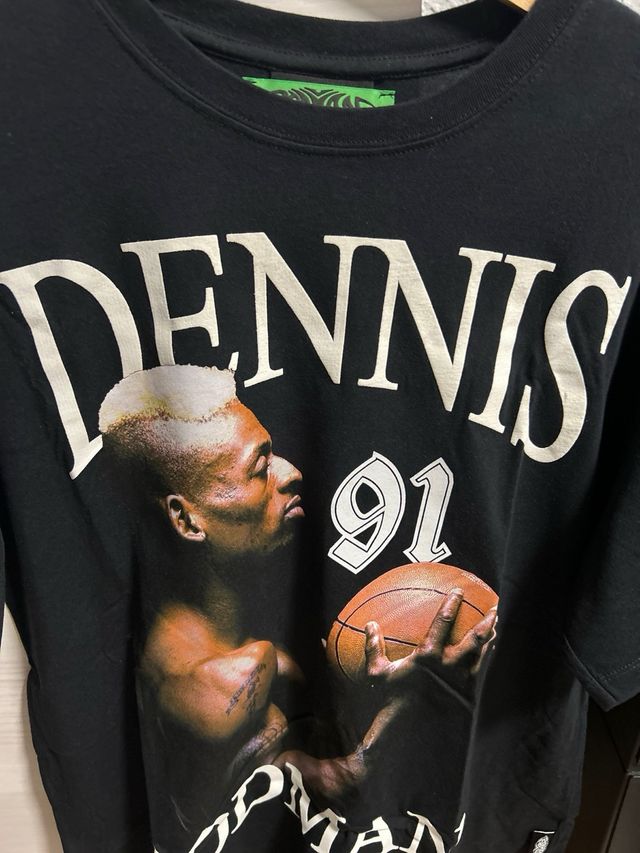 Camiseta Dennis Rodman 91 Negra Talla L