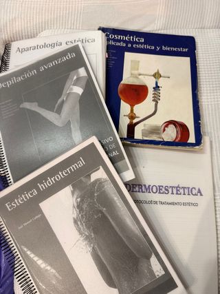 Libros grado superior de estética y bienestar