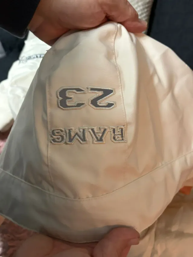 Giubbotto Rams 23Uomo Tg. M Colore panna