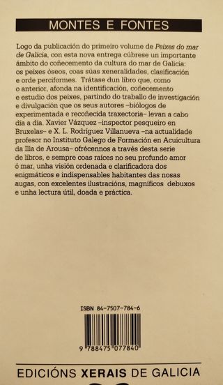 Peixes. Peces. Fauna marina. Galicia