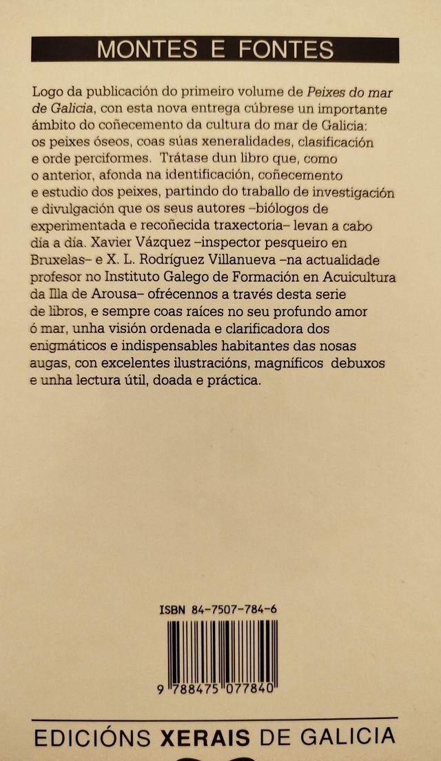 Peixes. Peces. Fauna marina. Galicia