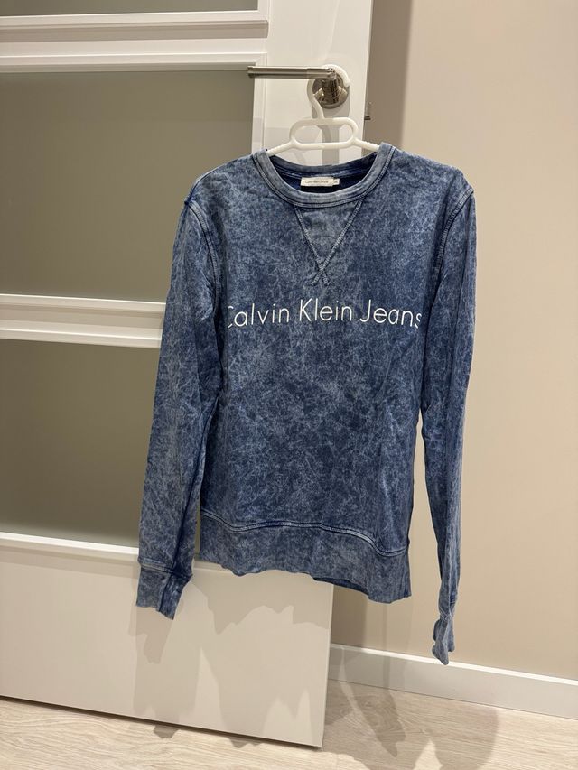 Sudadera Calvin Klein Jeans Azul Lavado
