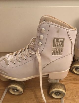 Patines 4 Ruedas Decathlon Blancos talla 38